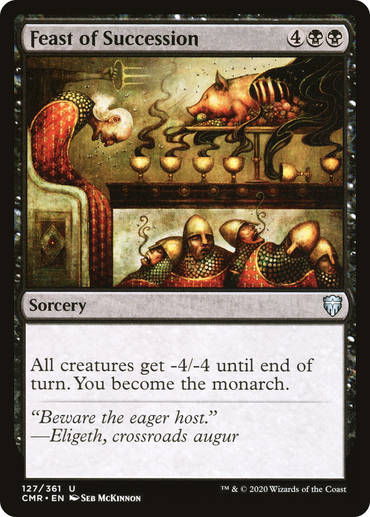 Feast of Succession (CMR-127) [Commander Legends] Foil