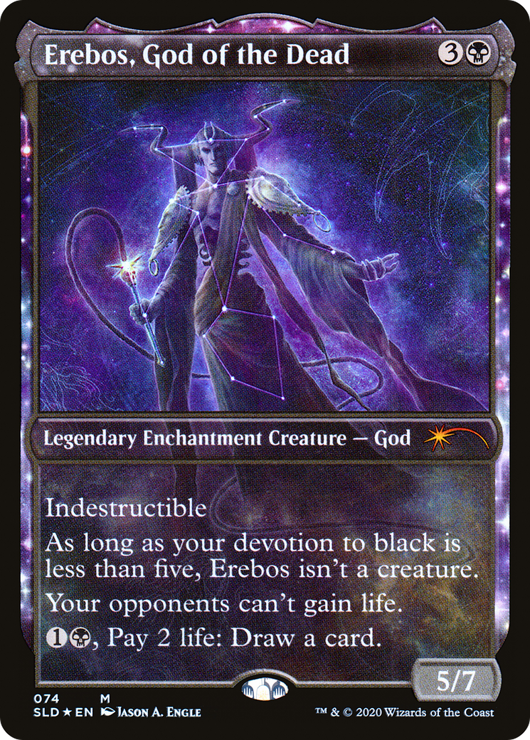 Erebos, God of the Dead (SLD-074) (Showcase) [Secret Lair Drop] Foil