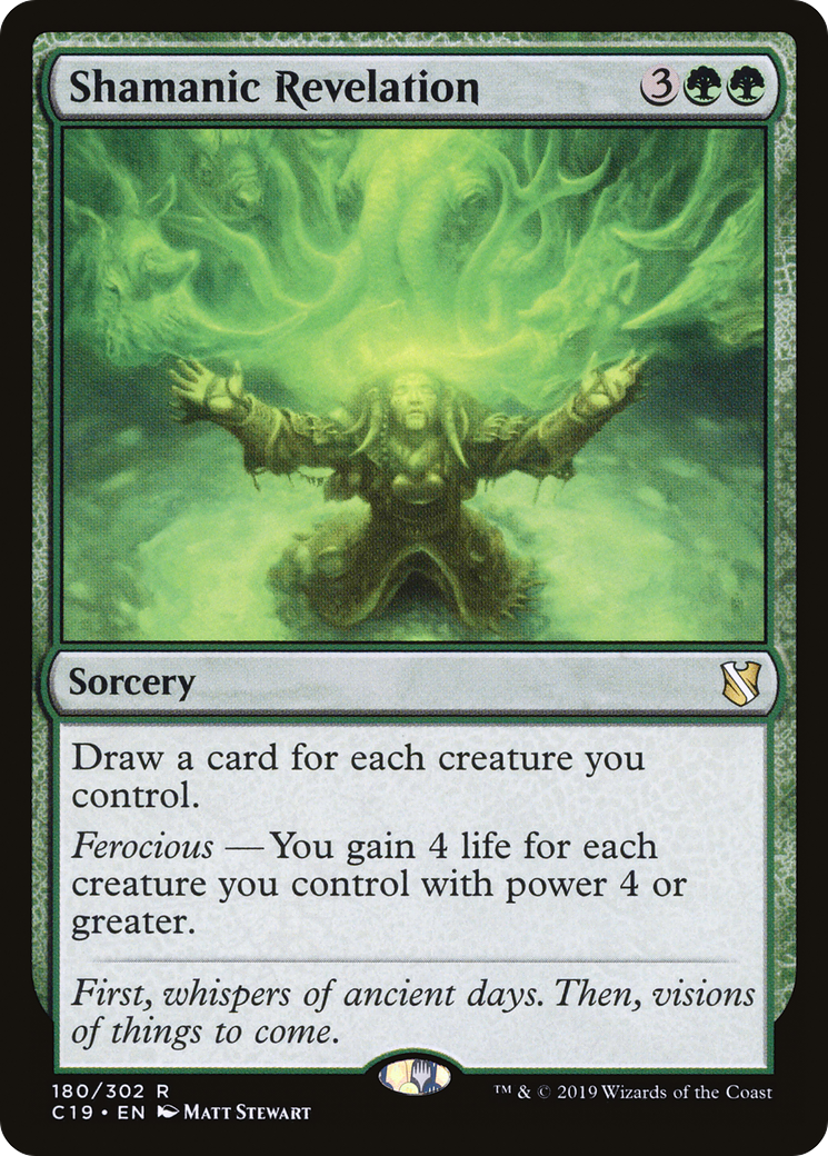Shamanic Revelation (C19-180) [Commander 2019]
