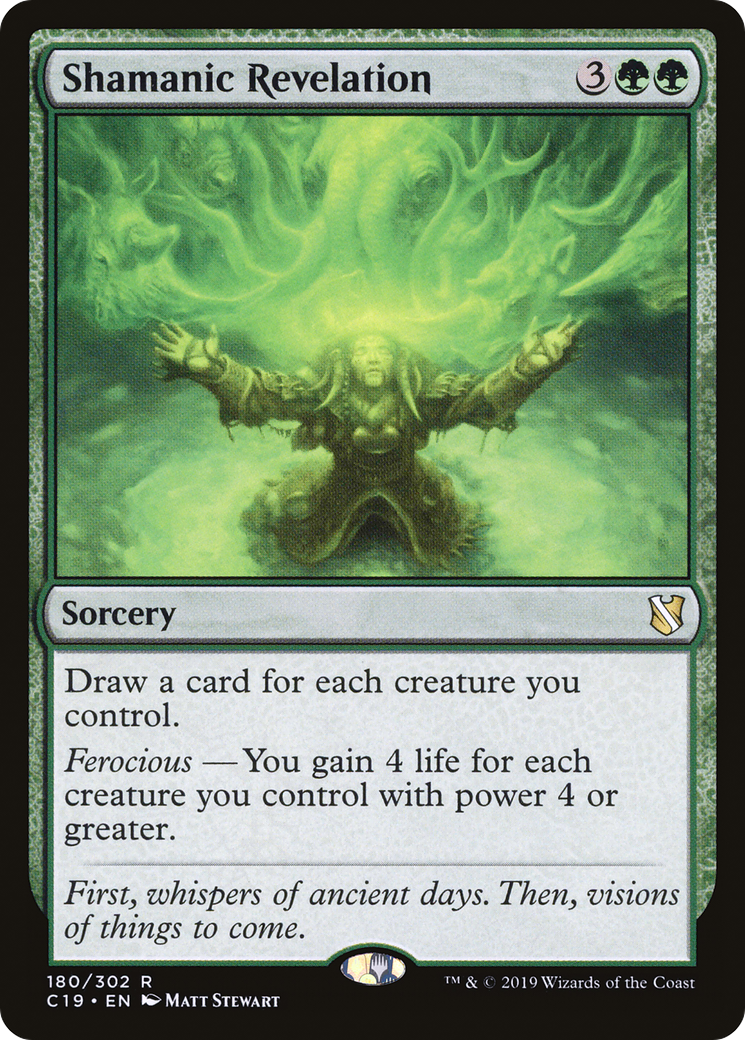Shamanic Revelation (C19-180) [Commander 2019]