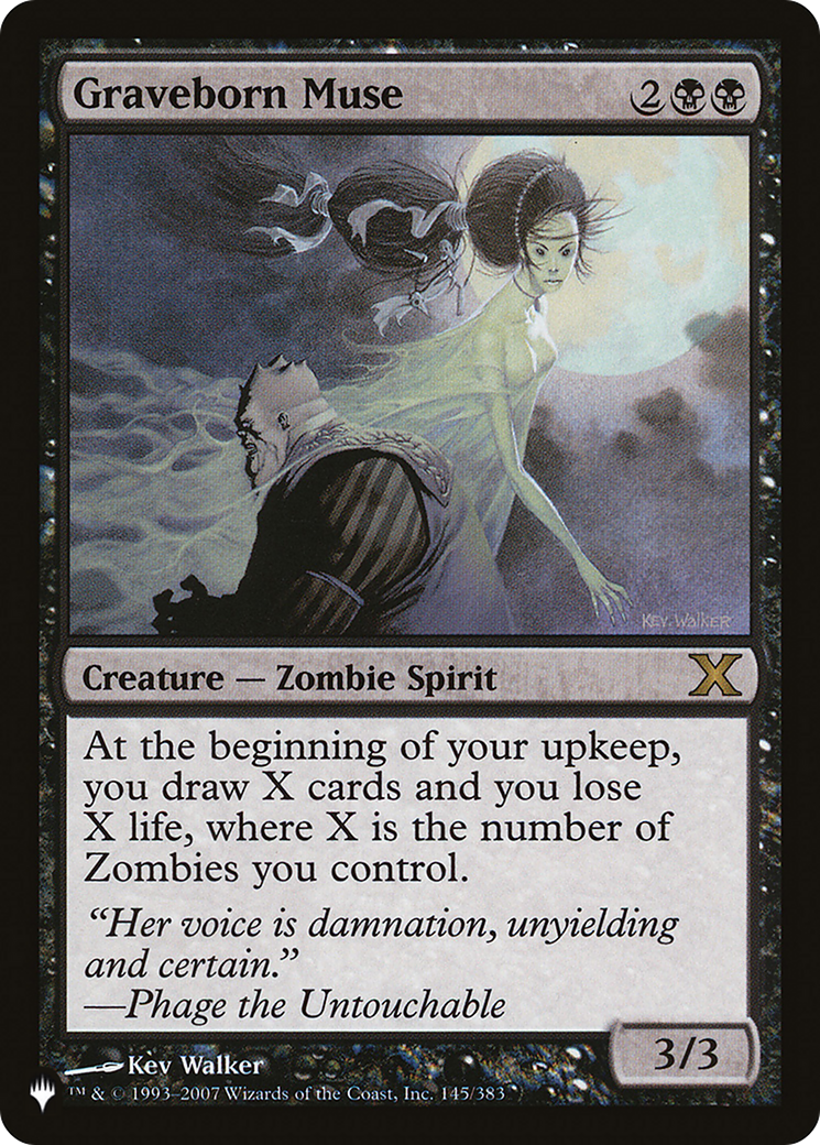 Graveborn Muse (LIST-10E-145) [The List]