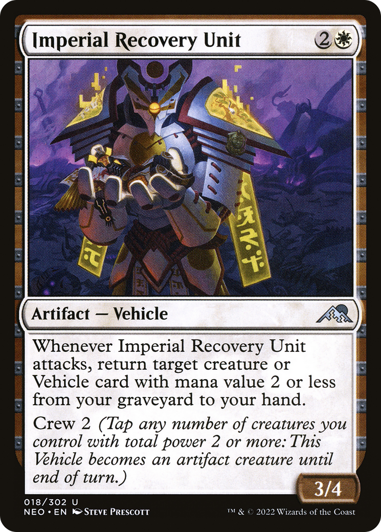 Imperial Recovery Unit (NEO-018) [Kamigawa: Neon Dynasty] Foil
