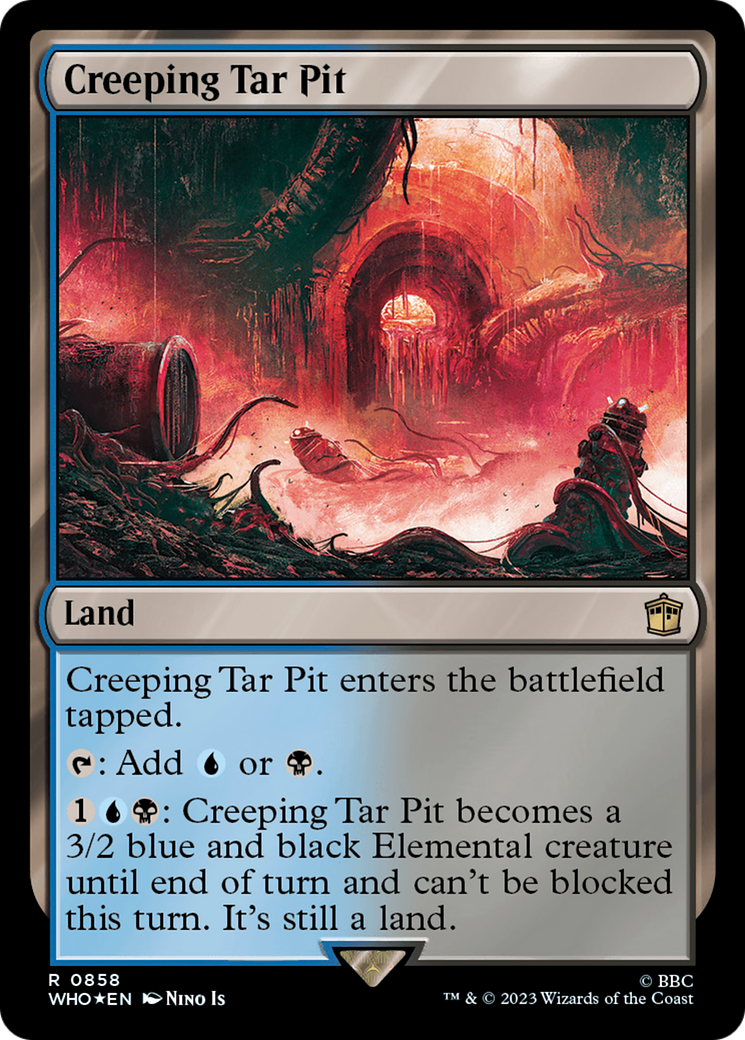 Creeping Tar Pit (WHO-858) [Doctor Who] Foil
