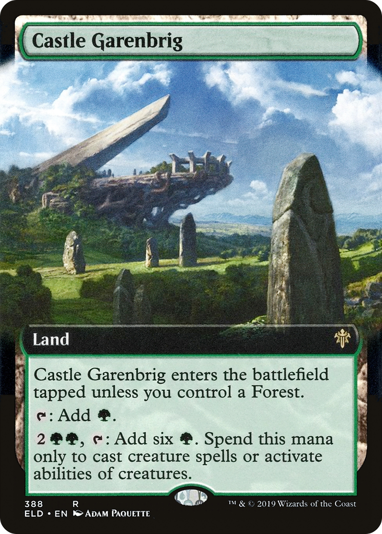Castle Garenbrig (ELD-388) [Throne of Eldraine]: (Extended Art)