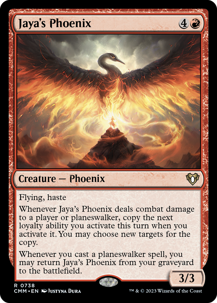 Jaya's Phoenix (CMM-738) [Commander Masters]