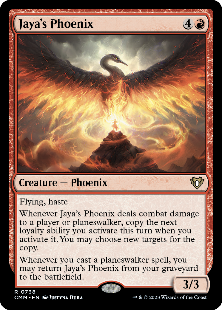 Jaya's Phoenix (CMM-738) [Commander Masters]