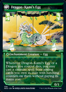 The Dragon-Kami Reborn // Dragon-Kami's Egg (NEO-358) [Kamigawa: Neon Dynasty]: (Showcase, fandfc) Foil