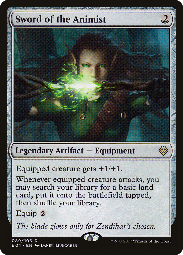 Sword of the Animist (AC2-089) [Archenemy: Nicol Bolas]