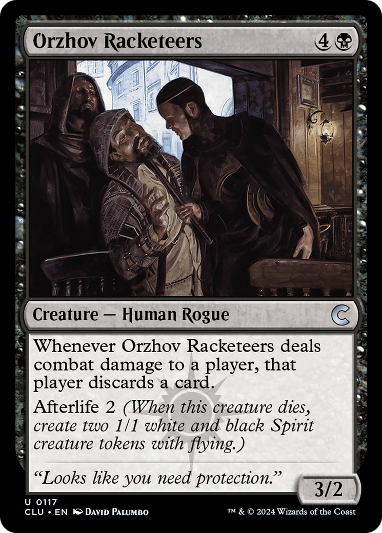 Orzhov Racketeers (CLU-117) [Ravnica: Clue Edition]