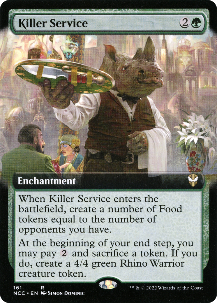 Killer Service (NCC-161) [New Capenna Commander]: (Extended Art)