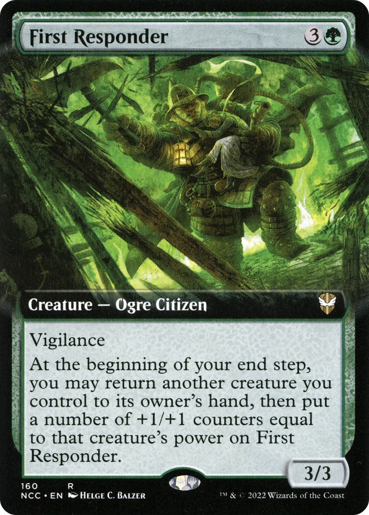 First Responder (Extended Art) (NCC-160) [New Capenna Commander]