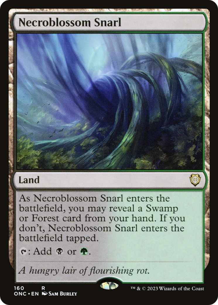 Necroblossom Snarl (ONC-160) [Phyrexia: All Will Be One Commander]