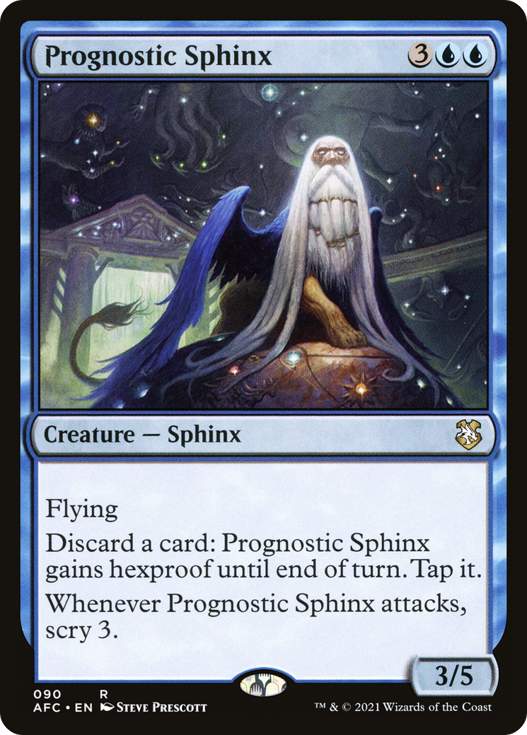 Prognostic Sphinx (AFC-090) [Forgotten Realms Commander]