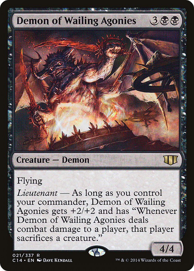 Demon of Wailing Agonies (C14-021) [Commander 2014]