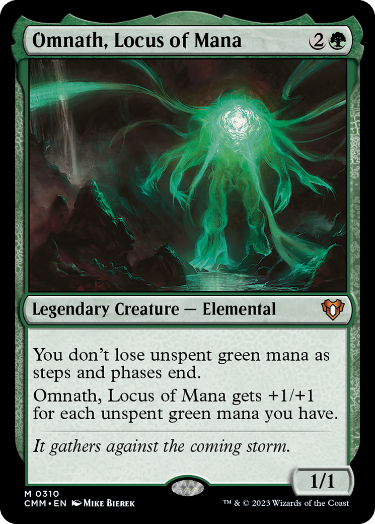 Omnath, Locus of Mana (CMM-310) [Commander Masters] Foil