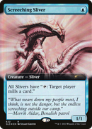 Screeching Sliver (SLD-622) [Secret Lair Drop]: (Extended Art) Foil