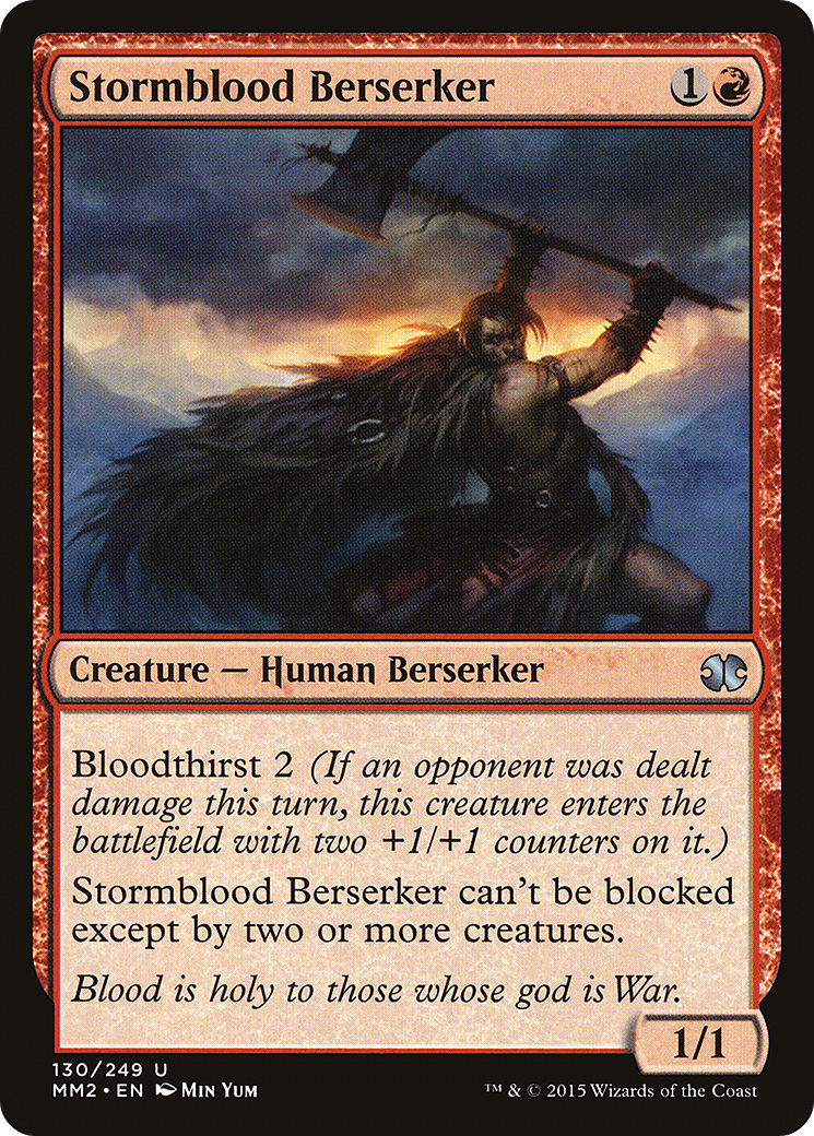 Stormblood Berserker (MM2-130) [Modern Masters 2015]