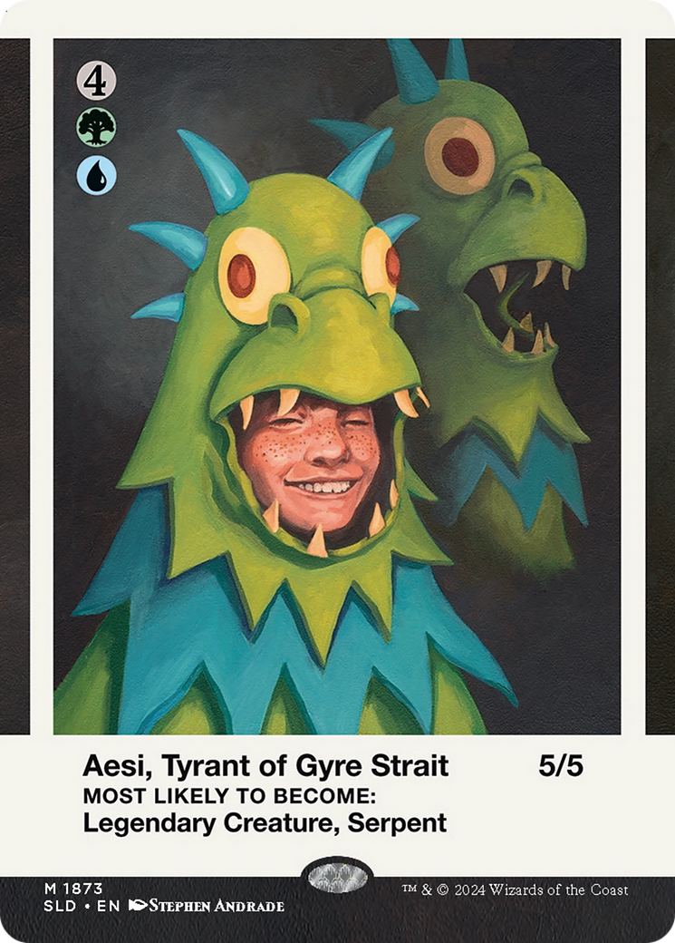 Aesi, Tyrant of Gyre Strait // Aesi, Tyrant of Gyre Strait (SLD-1873) [Secret Lair Drop] (Borderless)