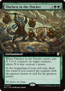 Thickest in the Thicket (BLC-067) [Bloomburrow Commander]: (Extended Art) Foil