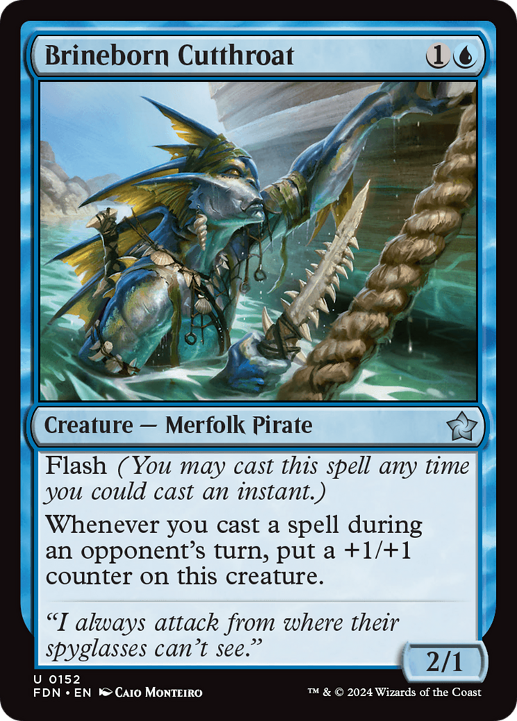 Brineborn Cutthroat (FDN-152) [Foundations]