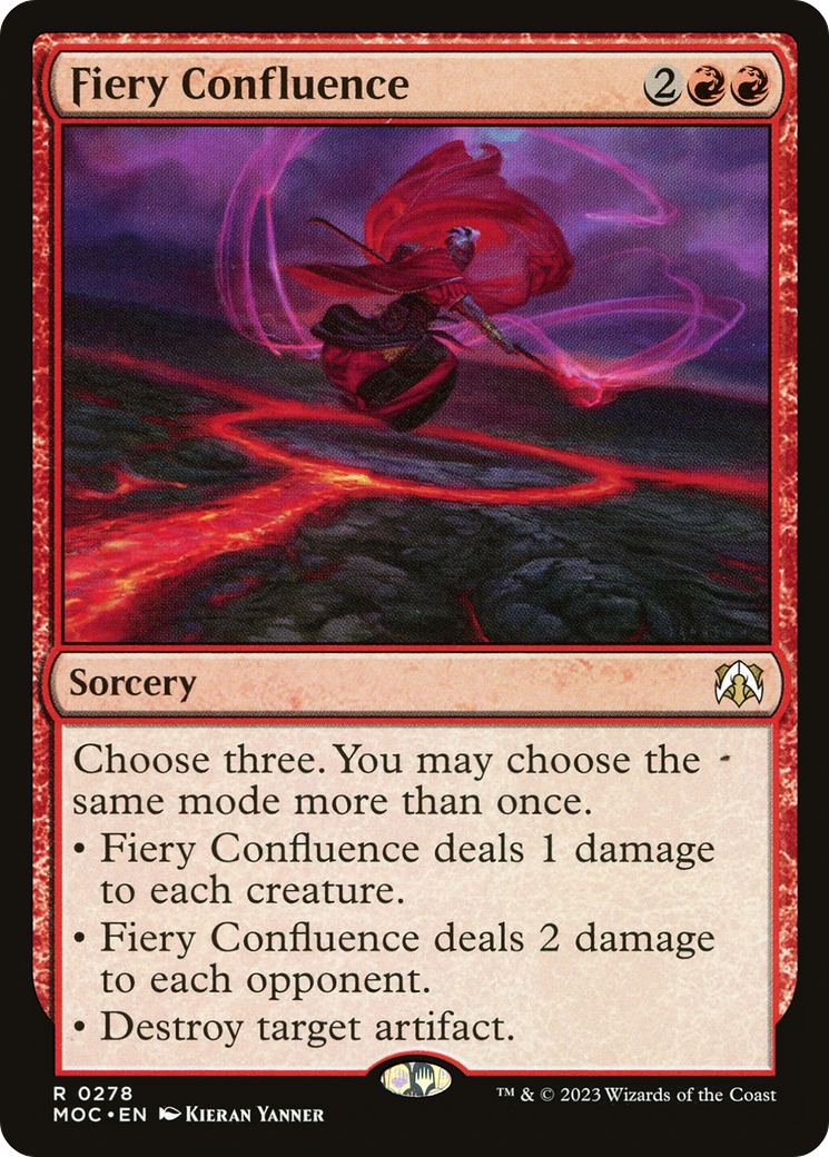 Fiery Confluence (MOC-278) [March of the Machine Commander]