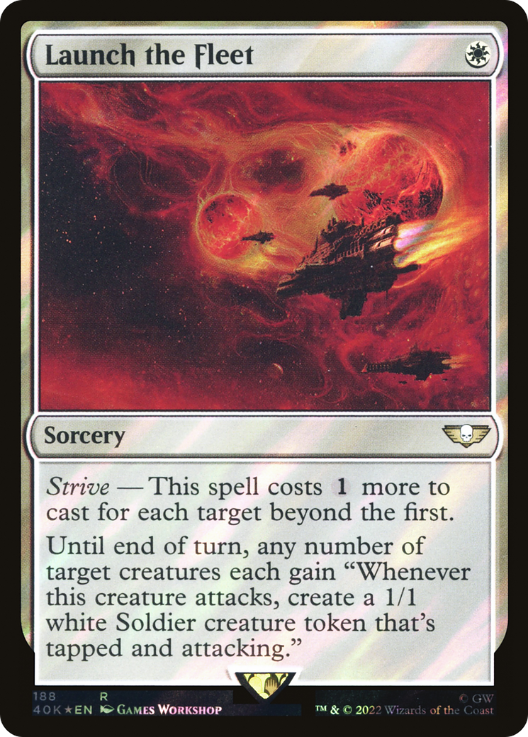 Launch the Fleet (40K-188★) [Warhammer 40,000 Commander] Foil