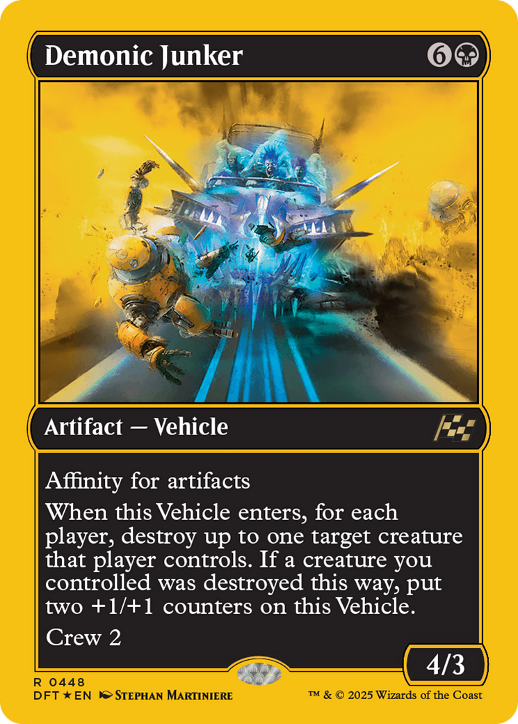 Demonic Junker (DFT-448) [Aetherdrift] Foil