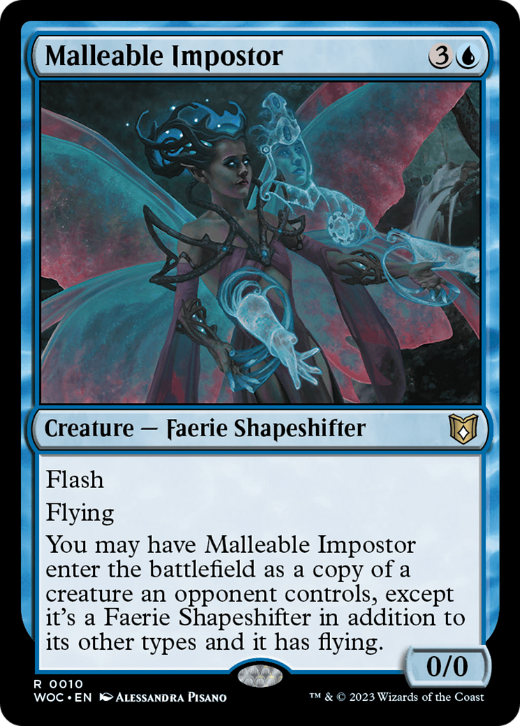 Malleable Impostor (WOC-010) [Wilds of Eldraine Commander]