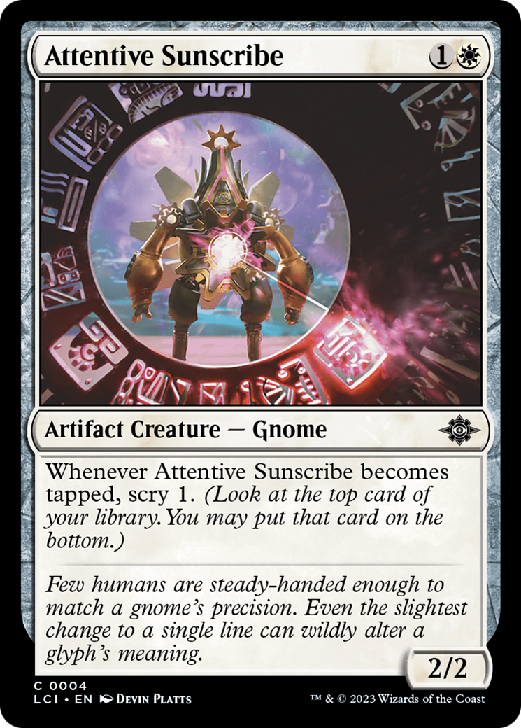 Attentive Sunscribe (LCI-004) [The Lost Caverns of Ixalan]