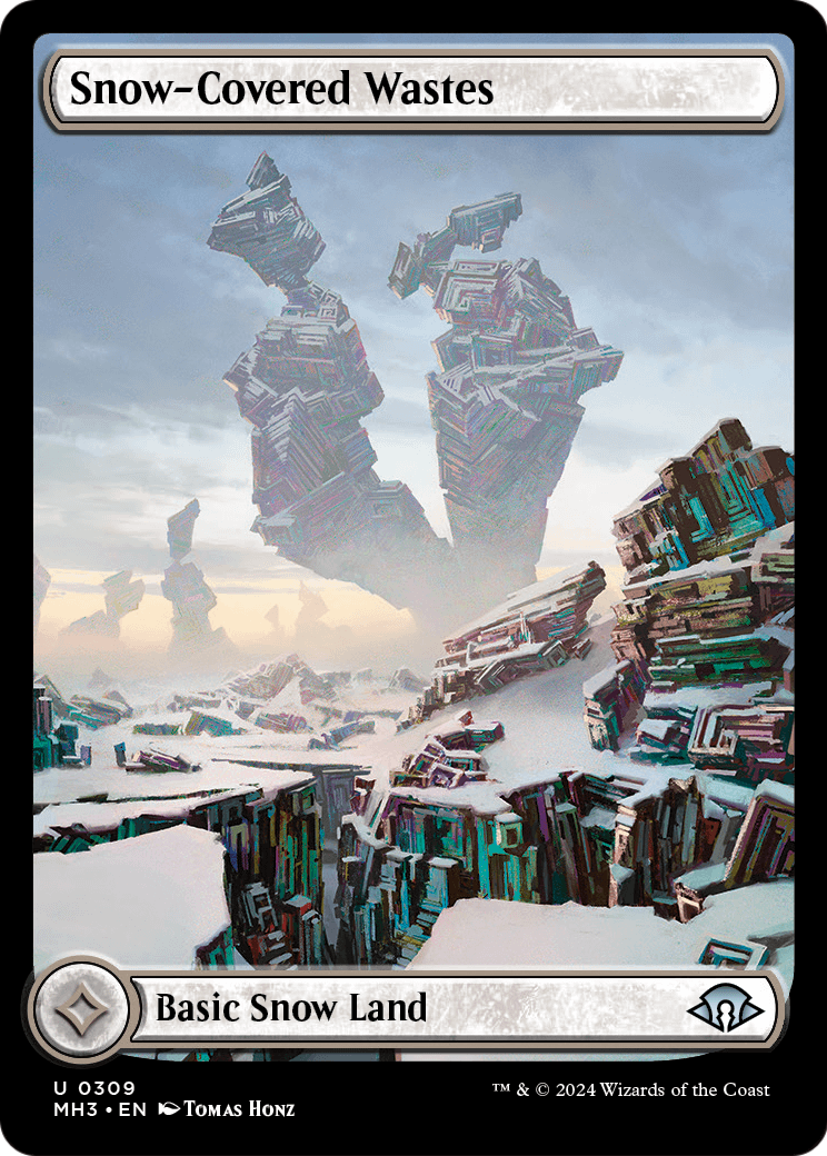Snow-Covered Wastes (MH3-309) [Modern Horizons 3] Foil