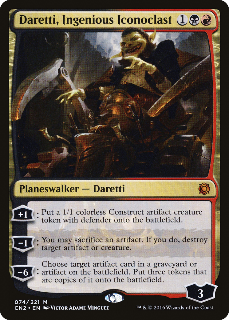 Daretti, Ingenious Iconoclast (CN2-074) [Conspiracy: Take the Crown] Foil