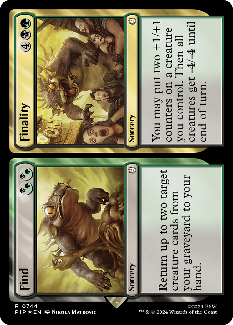 Find // Finality (PIP-744) [Fallout] Foil