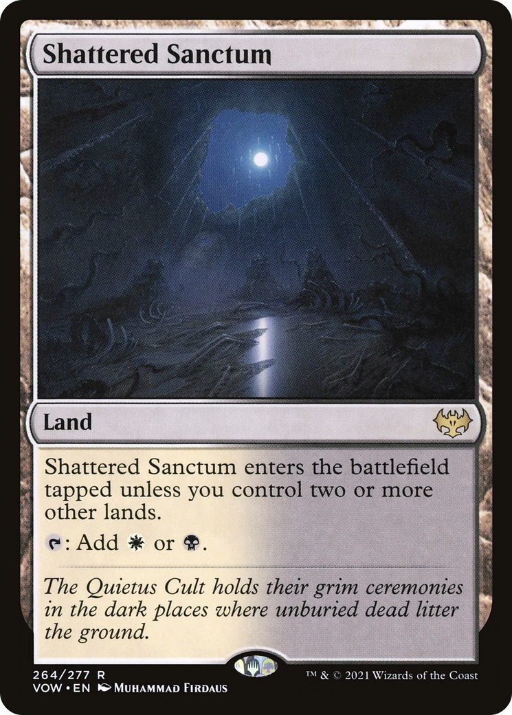 Shattered Sanctum (VOW-264) [Innistrad: Crimson Vow] Foil