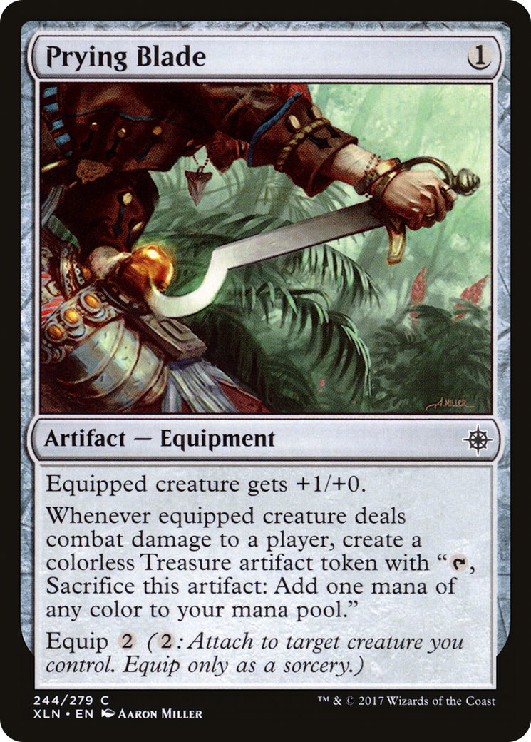 Prying Blade (XLN-244) [Ixalan] Foil