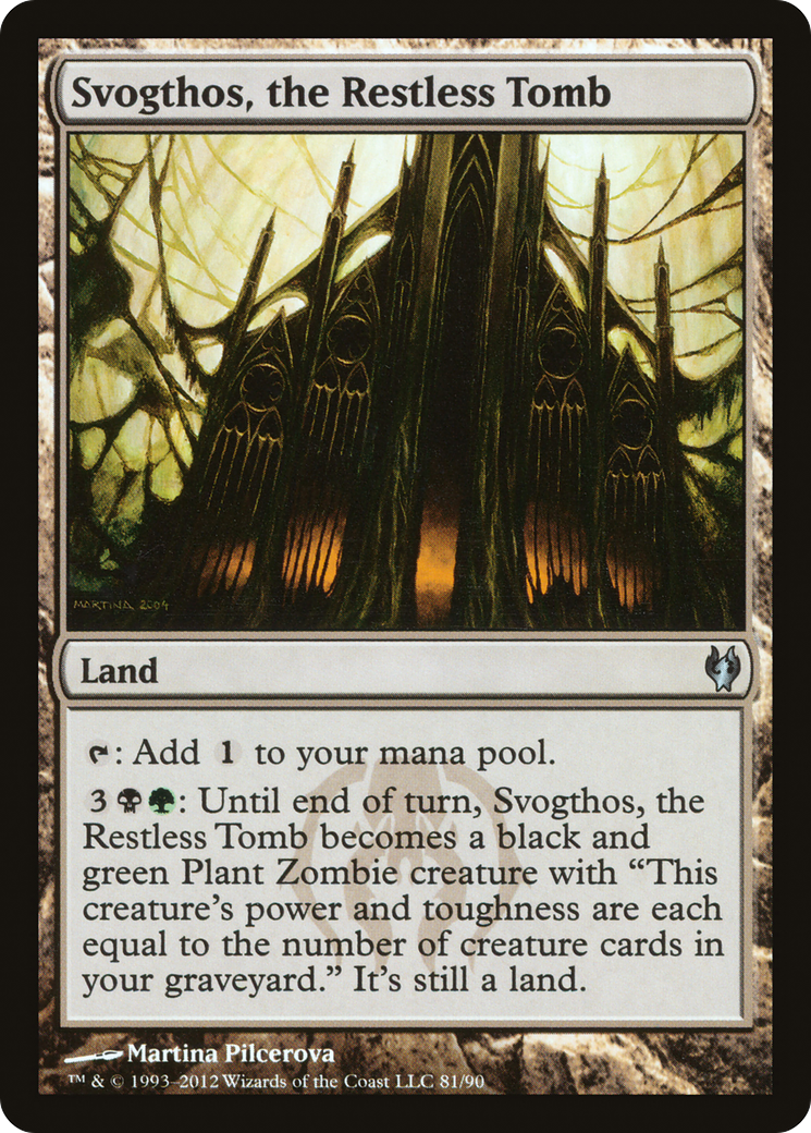 Svogthos, the Restless Tomb (DDJ-081) [Duel Decks: Izzet vs. Golgari]