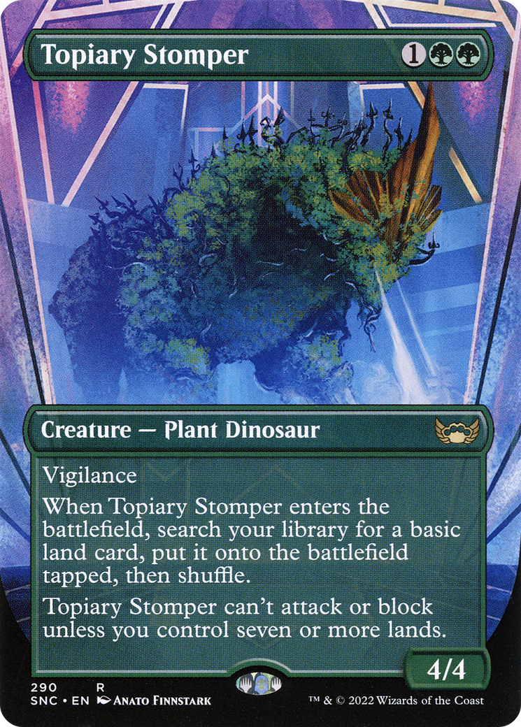Topiary Stomper (Borderless) (SNC-290) [Streets of New Capenna]