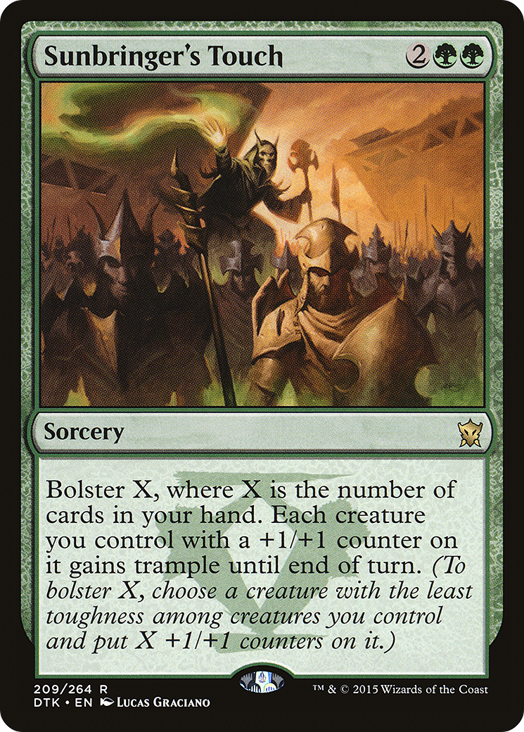 Sunbringer's Touch (DTK-209) [Dragons of Tarkir] Foil