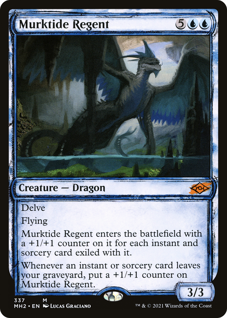 Murktide Regent (MH2-337) [Modern Horizons 2]: (Showcase) Foil