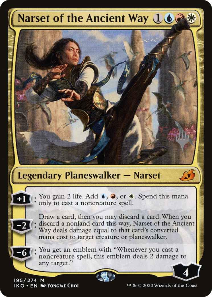 Narset of the Ancient Way (PPIKO-195P) [Promo Pack: Ikoria: Lair of Behemoths Promos]