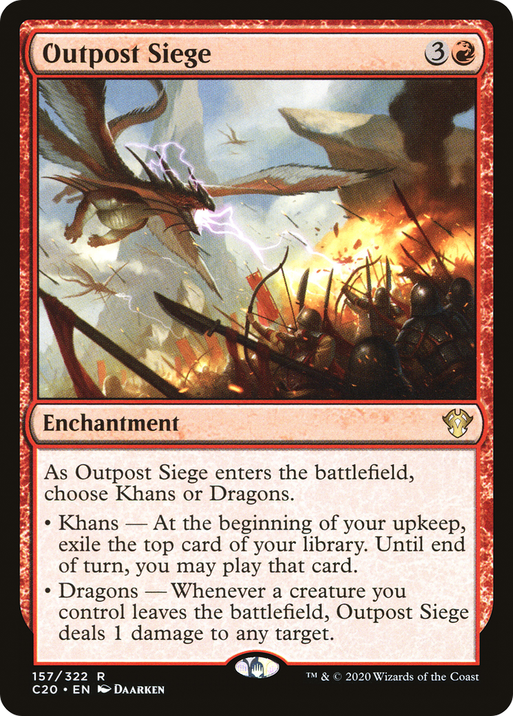 Outpost Siege (C20-157) [Commander 2020]