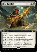 One Last Job (Extended Art) (OTJ-315) [Outlaws of Thunder Junction] Foil