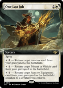 One Last Job (OTJ-315) [Outlaws of Thunder Junction]: (Extended Art, spree) Foil