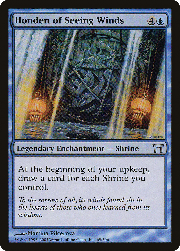 Honden of Seeing Winds (CHK-069) [Champions of Kamigawa] Foil