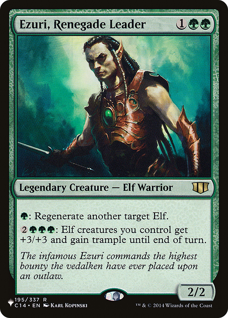 Ezuri, Renegade Leader (LIST-C14-195) [The List]