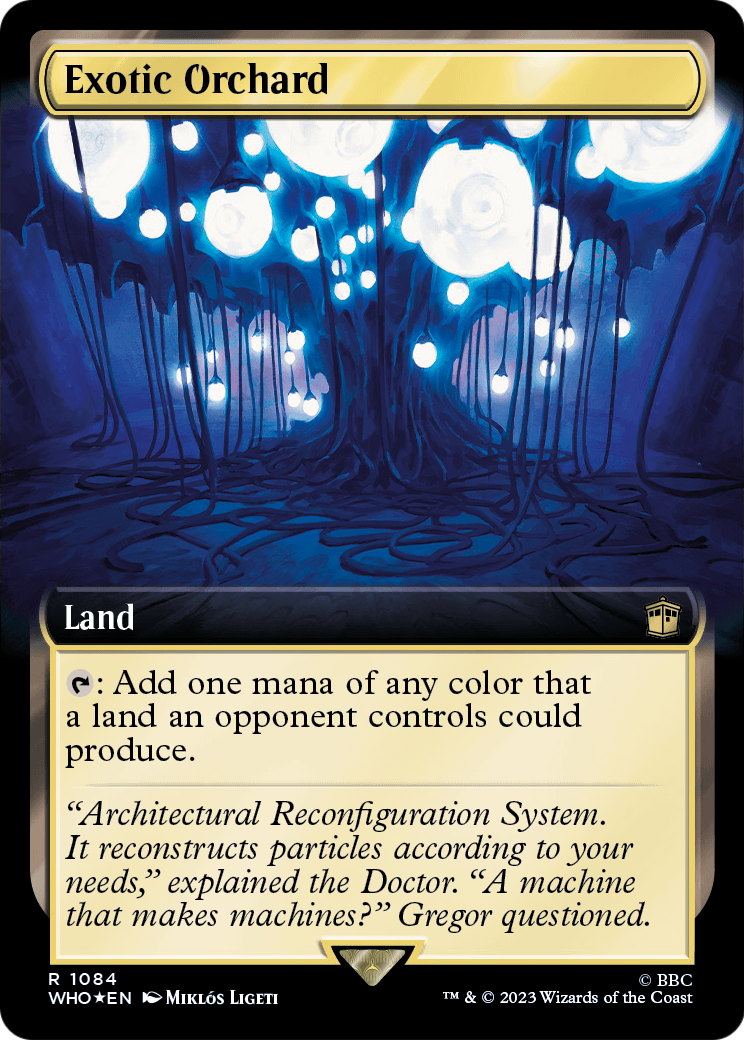 Exotic Orchard (Extended Art) (Surge Foil) (WHO-1084) [Doctor Who] Foil