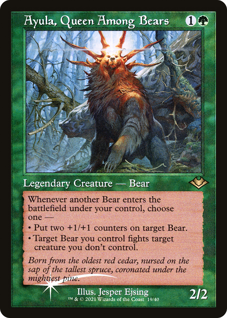 Ayula, Queen Among Bears (Retro Frame) (MH1-019) [Modern Horizons 1 Timeshifts] Foil