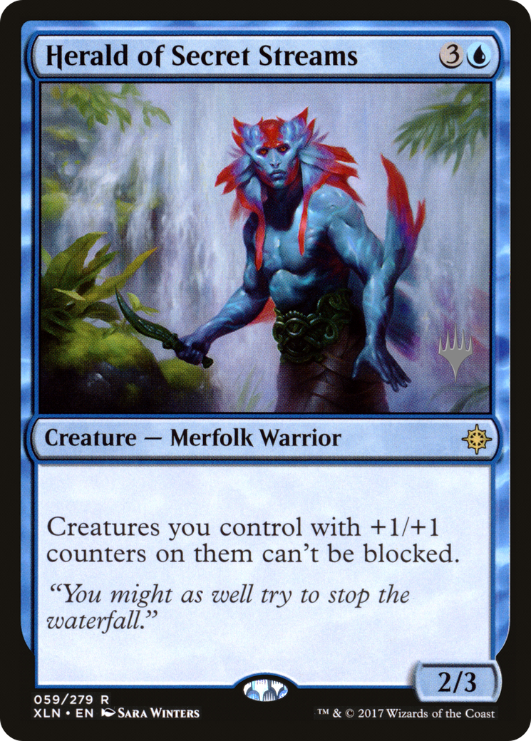 Herald of Secret Streams (PPM20-59P) [Promo Pack: Ixalan Promos]