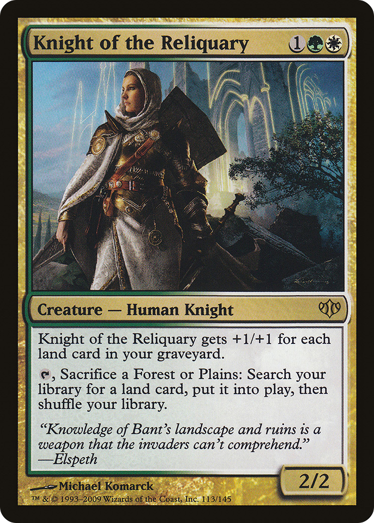 Knight of the Reliquary (CON-113) [Conflux] Foil