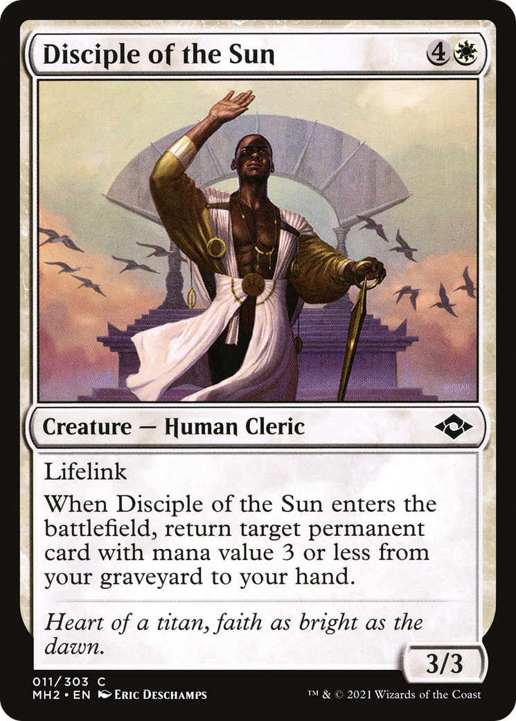 Disciple of the Sun (MH2-011) [Modern Horizons 2] Foil