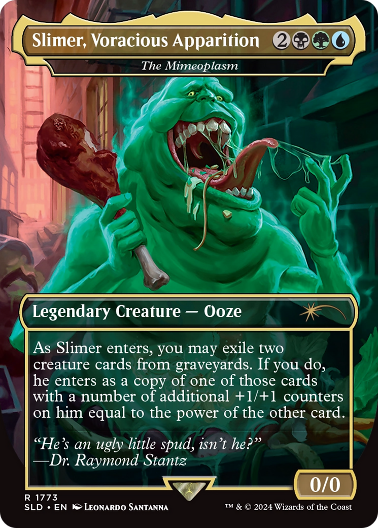 The Mimeoplasm (SLD-1773) [Secret Lair Drop] / Slimer, Voracious Apparition (Borderless)